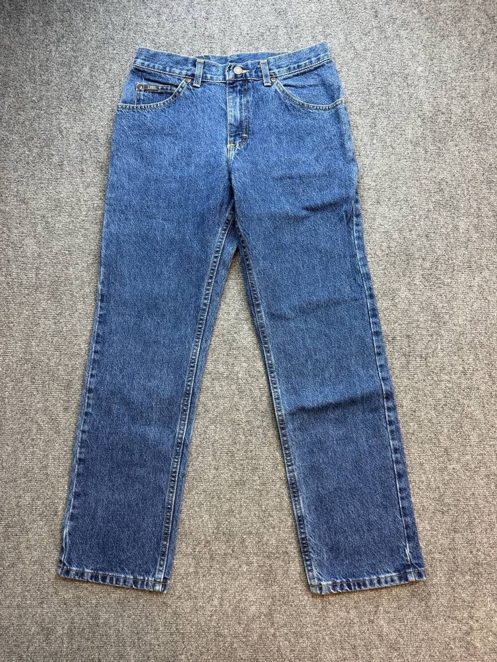 Vintage Lee Women's Jeans W31 L30 High Rise Straight Leg Blue Denim